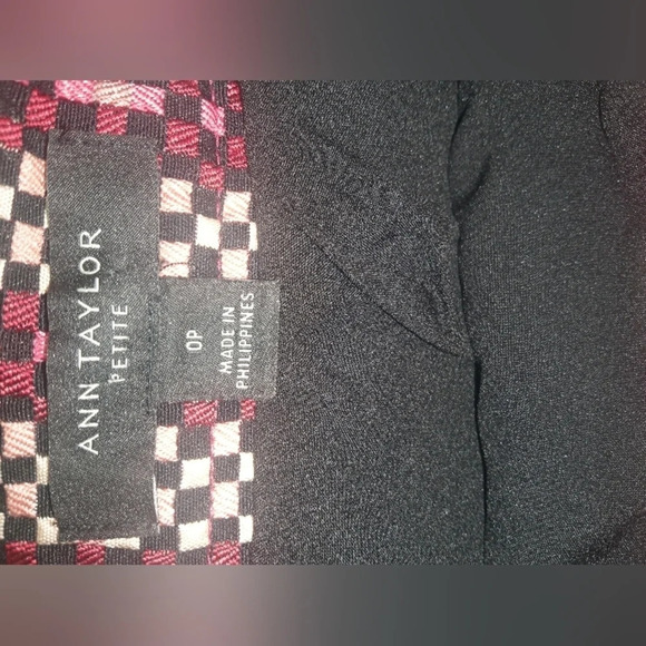 Ann Taylor A Line Jacquard‎ Skirt Petite Size 0 - Picture 7 of 8